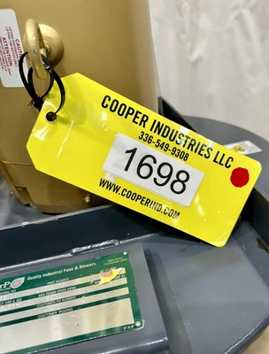 Used _UNKNOWN_ _UNKNOWN_ Centrifugal Fans West Virginia US | Cooper Industries #1409140