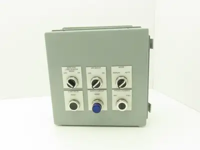 Hoffman A1212CH Electrical Enclosure J Box Assembly 12x12x6" & Switches/Buttons