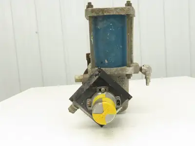 Jamesbury 4" 815L 11 3600TA-A Wafer Sphere Butterfly Valve 316SS ST200B Actuator