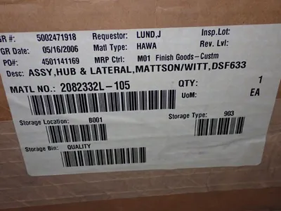 Lateral Hub Assembly - 2082332l-105