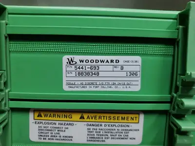 Used Woodward 5441-693 HD Discrete I/O FTM (24IN/12OUT) Module PLC Processors South Carolina US | Palmetto Automation #1521130