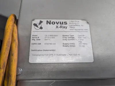 USED NOVUS X-RAY C5