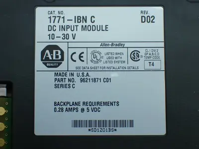 USED ALLENBRADLEY 1771IBN