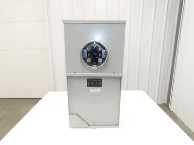 Midwest M282CB1 200 AMP Meter Center w/Main Breaker 120/240V NEMA 3R Rainproof