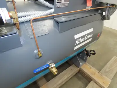 Atlas Copco CR7.5 Reciprocating Duplex Air Compressor 51CFM 7.5HP 3Ph 120 Gal