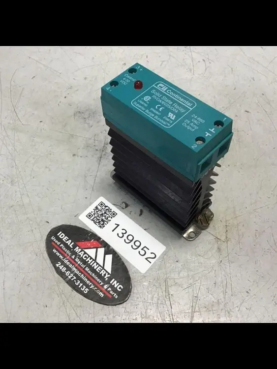 Used CONTINENTAL INDUSTRIES RVDA/6V25/D04 Relays & Switches Michigan US | Ideal Machinery #596771