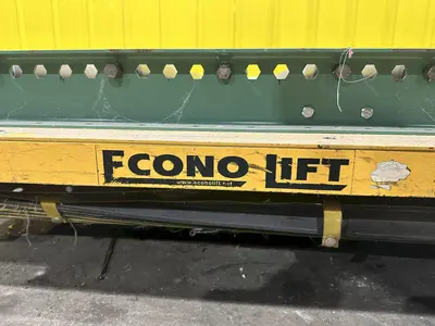 4000 LB X 40" X 36" ECONO-LIFT MODEL 3SL-36-40 HYDRAULIC SCISSOR LIFT TABLE WITH ROLLER TOP: STOCK #20920
