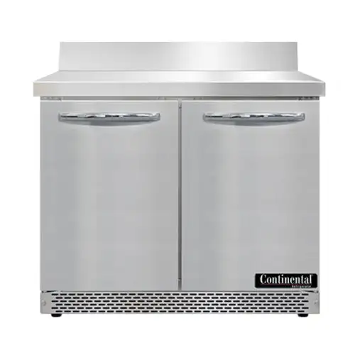 Continental SWF36NBS-FB 36" W Worktop Freezer W/ (2) Sections & (2) Doors, 115v