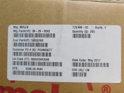 Quantity of 295 Molex 0039299242 24 Position Connector Headers Kohler GM117691 New NIB