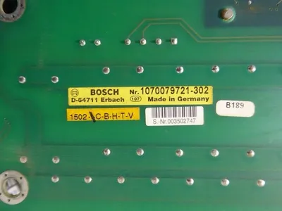 Bosch 1070079721-302 Power Supply Unit Control Board 1502-C-B-H-T-V Used