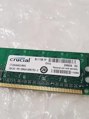 CRUCIAL CT12864AA800.M8FG 1GB 240-PIN DDR2 MEMORY