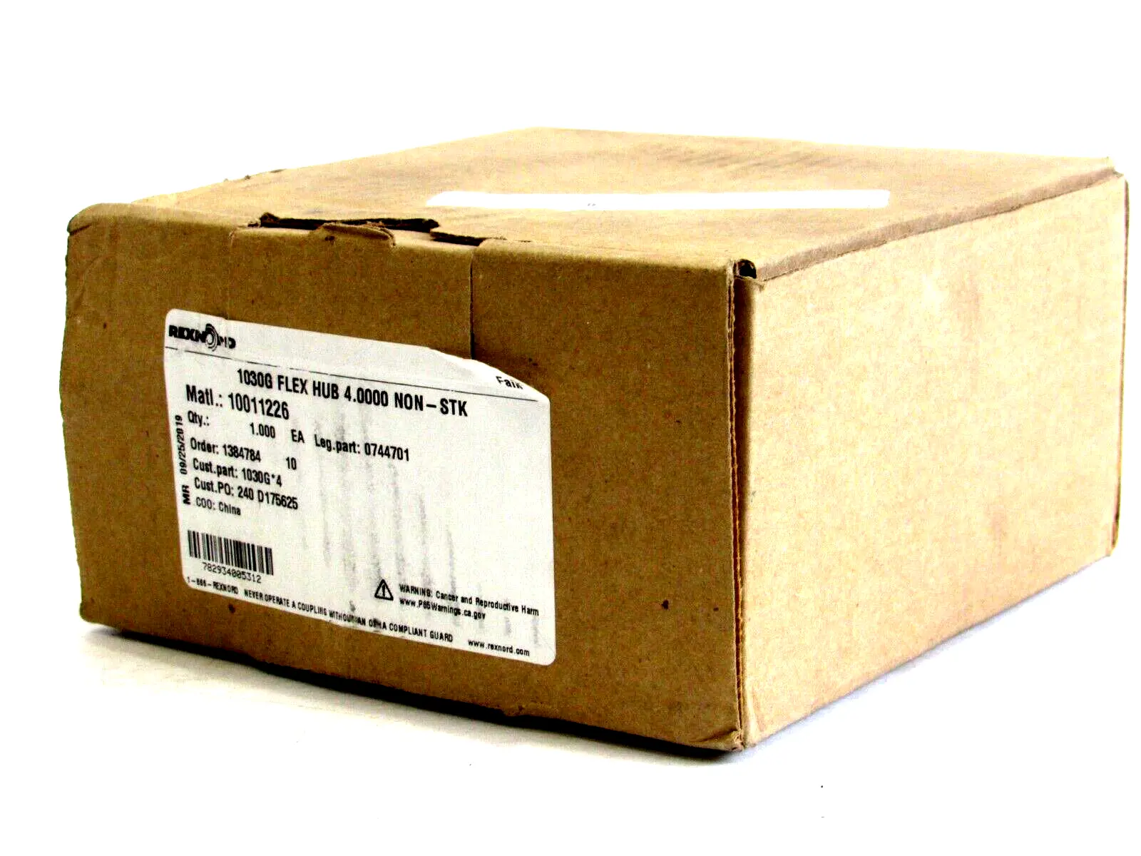 NEW REXNORD 0744701 1030G FLEX HUB 4.0000 NON-STK