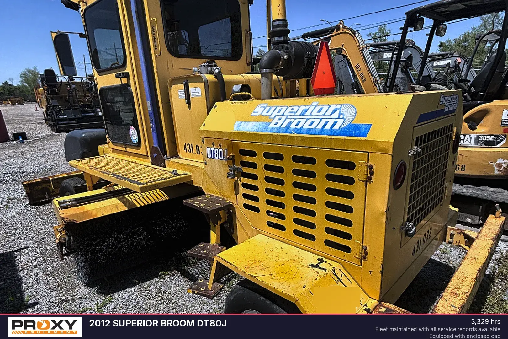 Used 2012 SUPERIOR BROOM DT80J Street Sweeper Louisiana US | Proxy Equipment #1385145