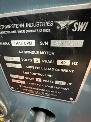 1997 SOUTHWESTERN INDUSTRIES DPM CNC Bed Mill | Midstate Machinery (6)