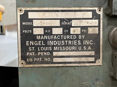 Used Engel Power Feed Uncoiler