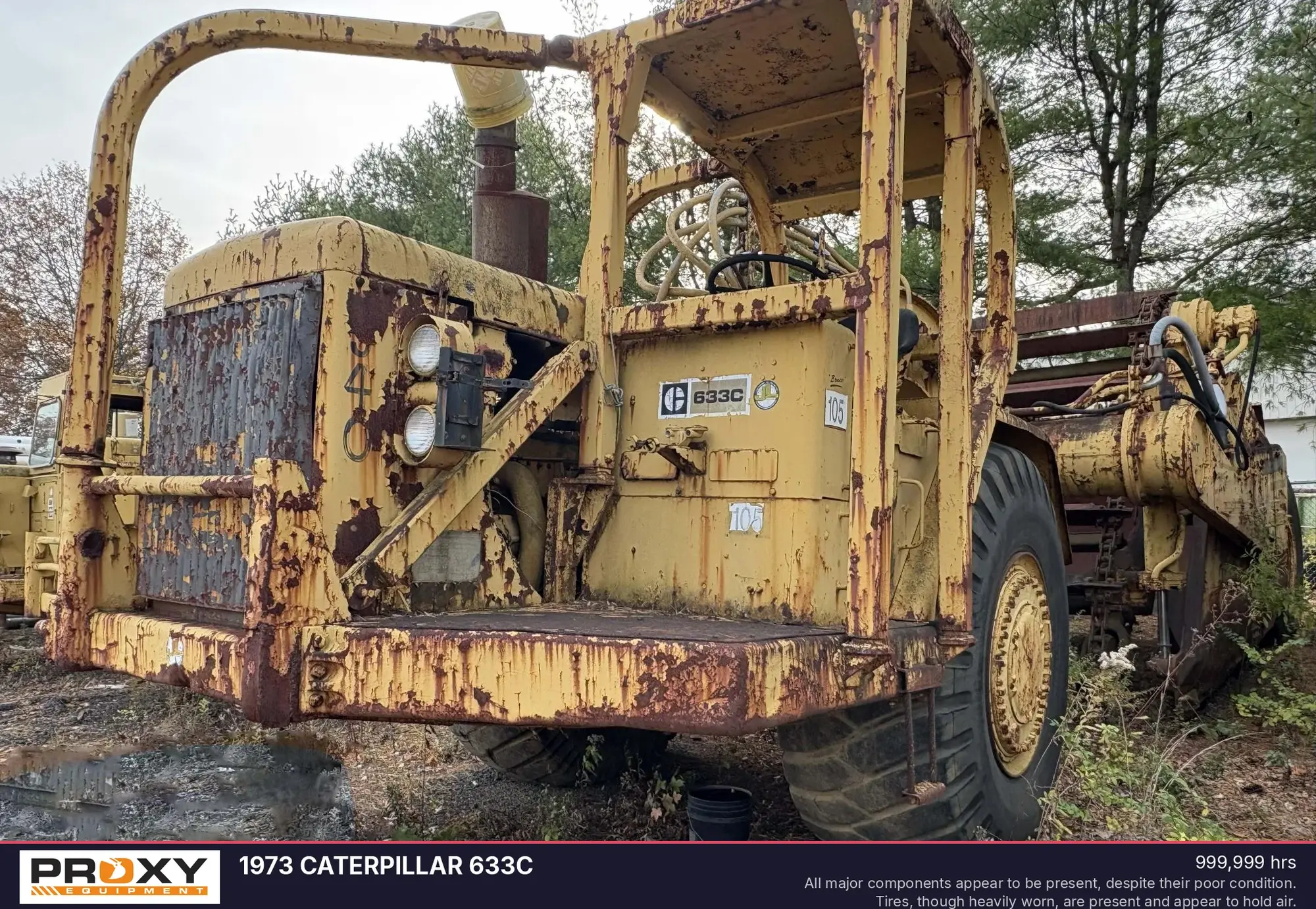 Used 1973 CATERPILLAR 633C Scrapers Louisiana US | Proxy Equipment #1380634