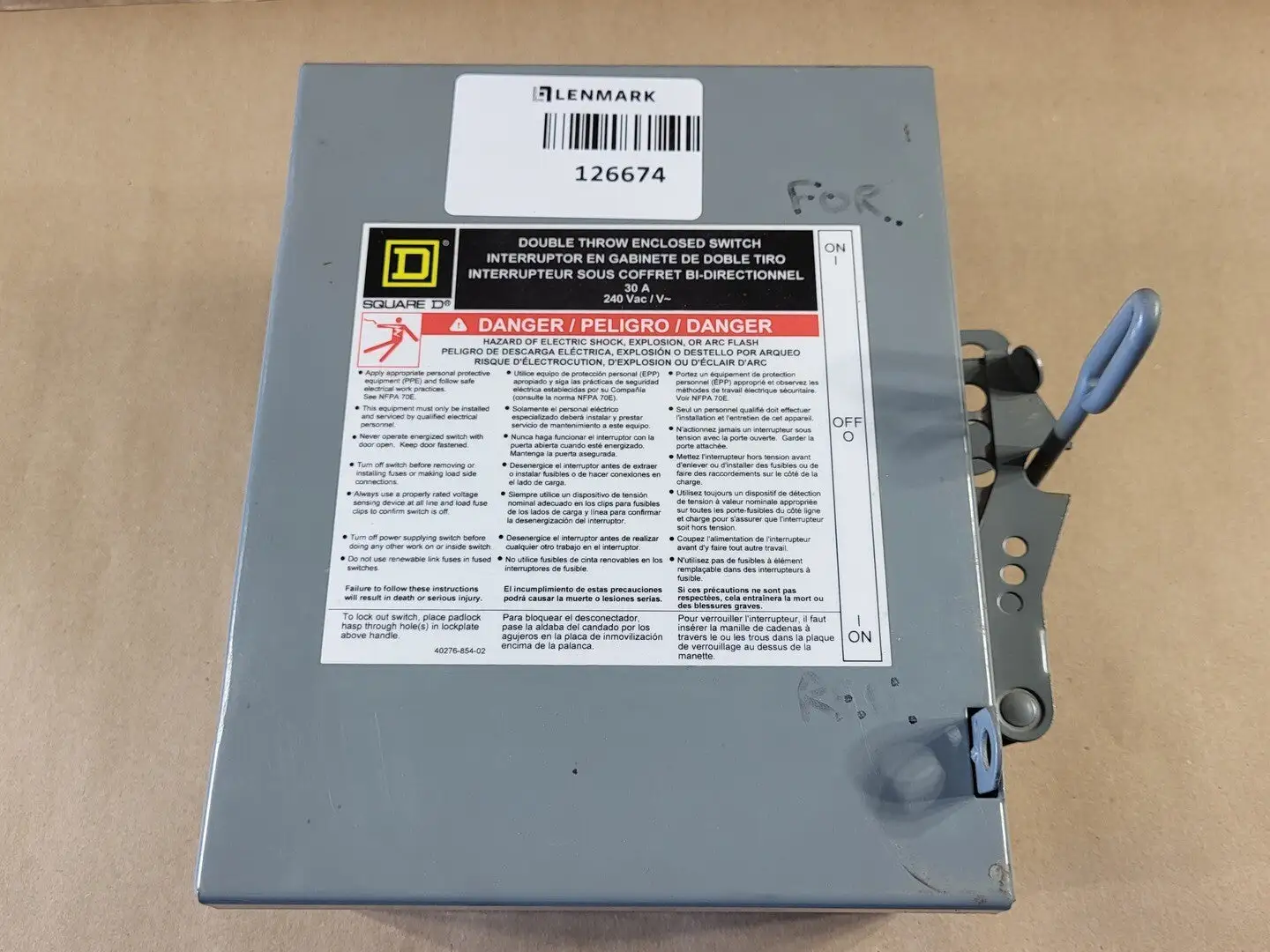 USED 2022 SQUARE D C92251