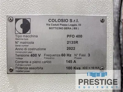 USED 2022 COLOSIO PFO 400