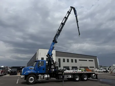 Used 2021 FREIGHTLINER 114SD HIAB CRANE Truck-Mounted Cranes Minnesota US | Carco Truck & Equipment #1514075