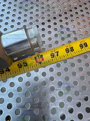 USED FGR FDA 3A CLASS III TRANSFER HOSE 96" W/ SWAGELOK QTM8 QUICK CONNECT STEM