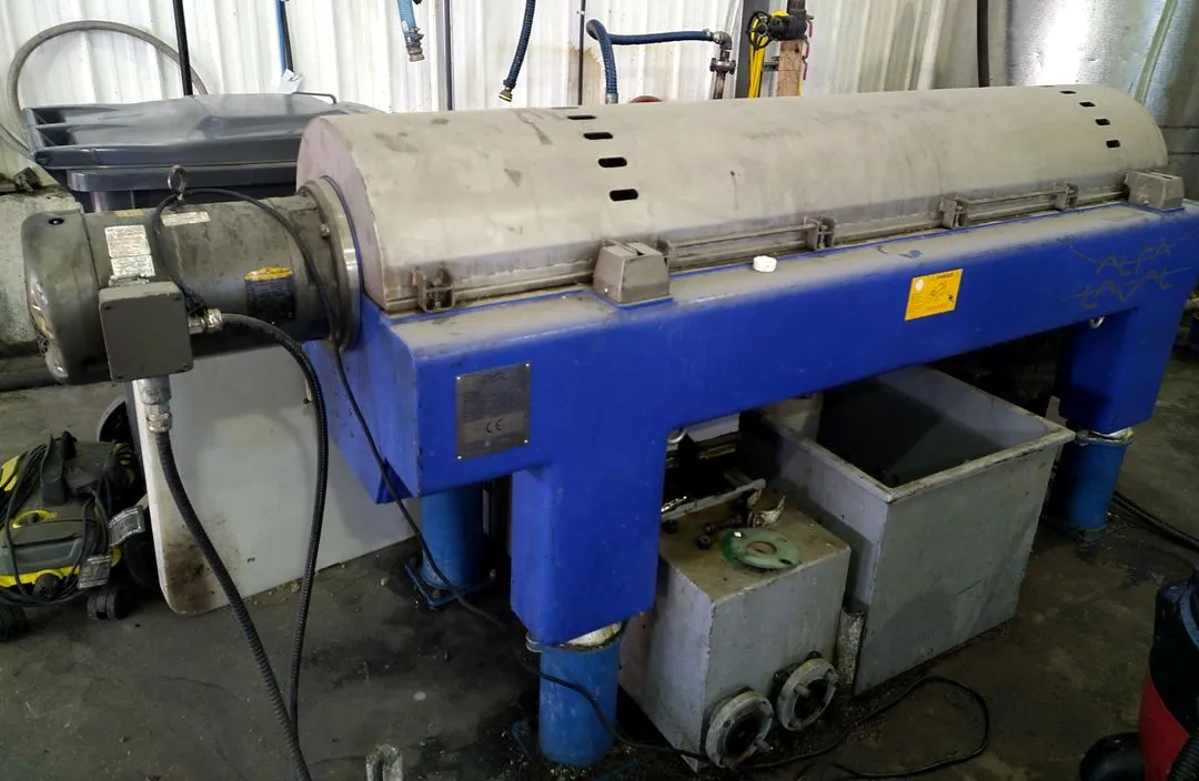 Alfa-Laval NX 912B-11G tricanter centrifuge, 316SS.