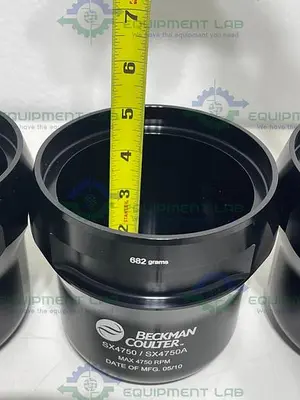 NEW BECKMAN COULTER SX4750 SWINGING BUCKET ROTOR 4750 RPM W/ BUCKETS