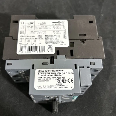 NEW Siemens 3RV2011-1FA10