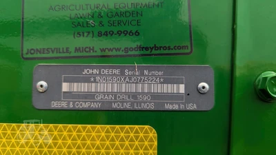USED 2018 JOHN DEERE 1590