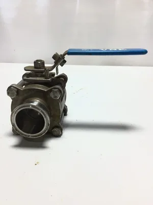 VNE 2″ 316 Stainless Sanitary Tri-clamp Ball Valve NPT