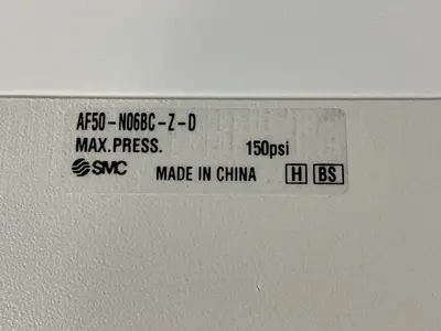 Used SMC AF50N06BCZD Miscellaneous MRO Ohio US | HGR 24 #1548239