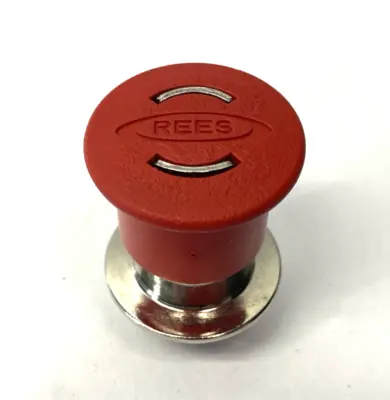 New | in-Stock REES Lockable Maintained E-Stop Operator Pushbutton, BUTTON ONLY Switch Parts Michigan US | Maverick Industrial Sales #1391463