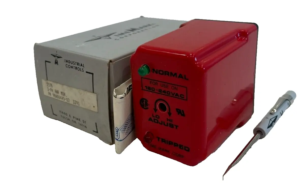 NEW TIME MARK 2578 3 PHASE POWER MONITOR