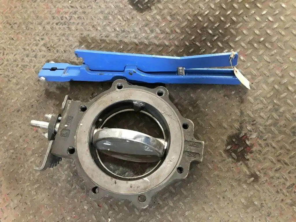 Jamesbury 8″ Steel Wafer Butterfly Valve , Manual 8 Lug 316SS Disc 285-230PSI