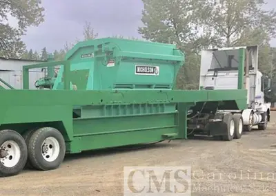 USED NICHOLSON FLAT DRUM CHIPPER