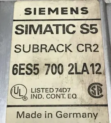 USED SIEMENS 6ES5 700-2LA12