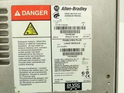 Allen Bradley 2711P-T10C4D1 HMI PanelView Plus 1000 10.4" Operator Touch Panel