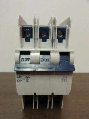 ALTECH CORP. E329510 C20 3C20UL Circuit Breaker3-POLE 480Y/277VAC