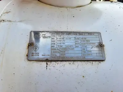 USED 2014 TY VALVE CORPORATION TR3