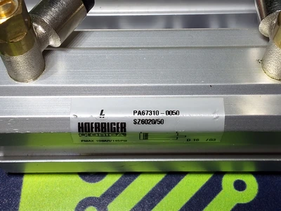 HOERBIGER ORIGA PA67310-0050 CYLINDER Pmax: 10bar/145psi