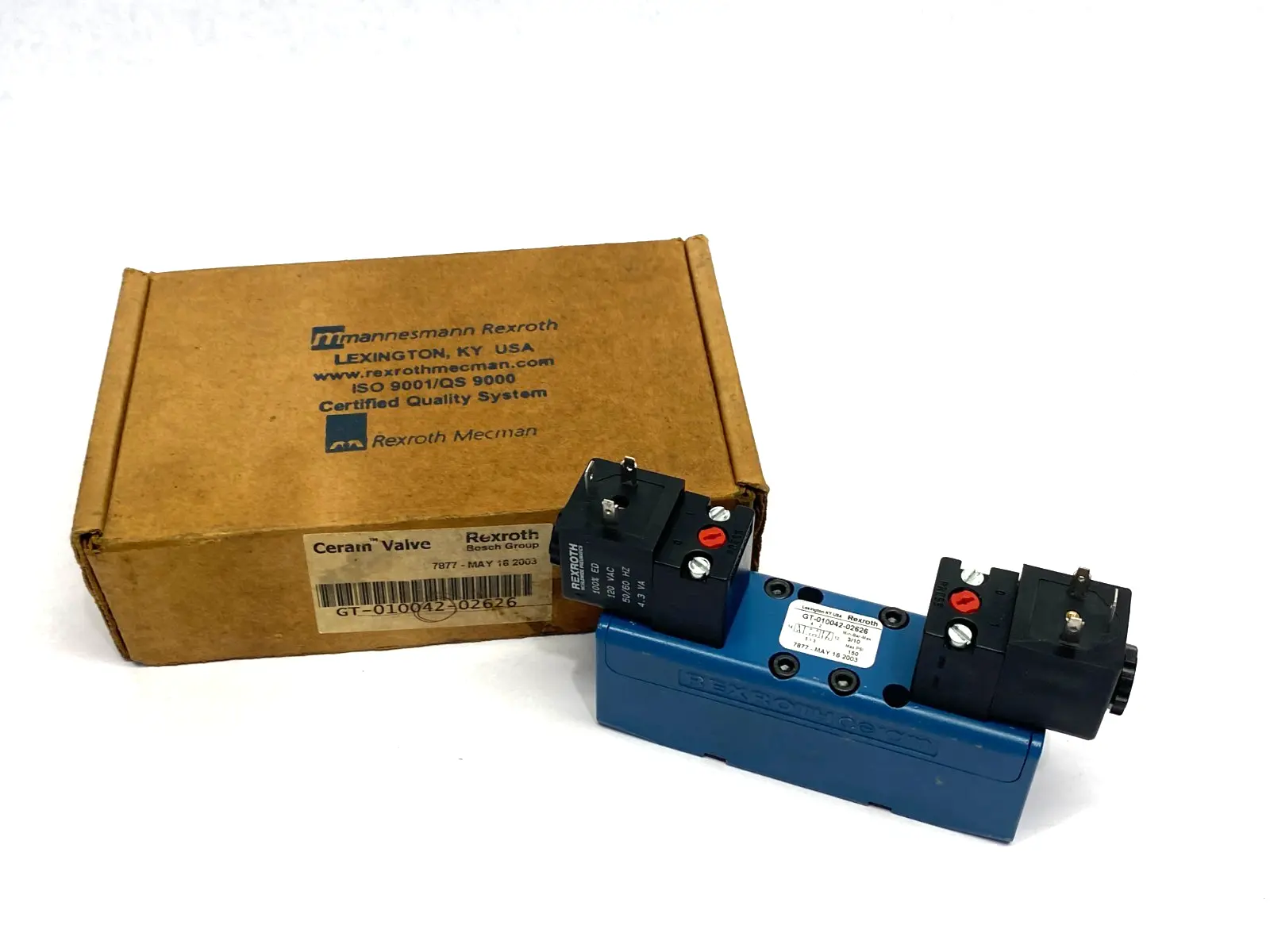 USED EMERSON REXROTH AVENTICS™ 5/3-DIRECTIONAL VALVE, SERIES CERAM™ GT-010042-02626