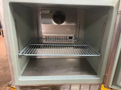 Used Delfield Used Delfield UC4132N Undercounter Stainless Reach In Single Door Freezer 120V Undercounter Freezers Illinois US | Falcon Restaurant Supply #1375651