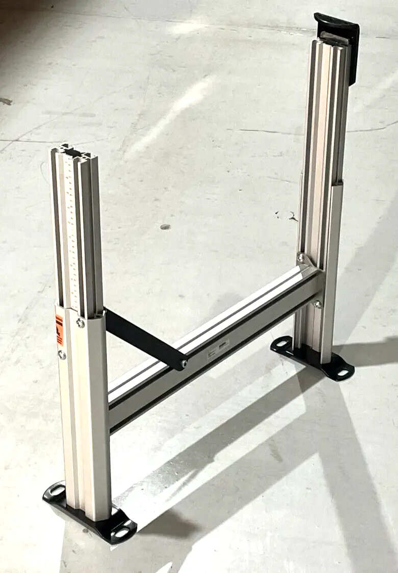 USED DORNER ADJUSTABLE HEIGHT PACK STAND