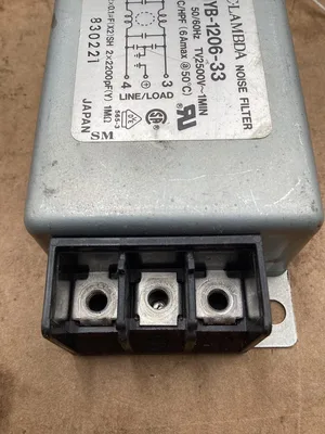 Nemic-Lambda MYB-1206-33 Noise Filter; 250V 6A