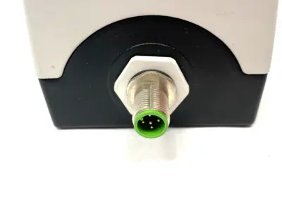 USED SIEMENS COMMAND DEVICE ENCLOSURE, LARGE BLACK MOMENTARY PUSHBUTTON