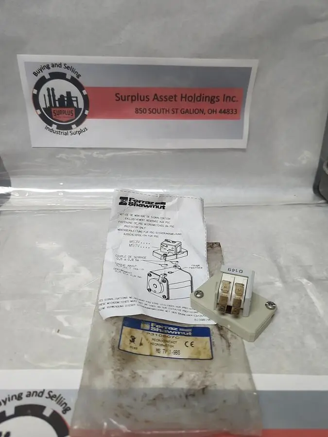 New | in-Stock FERRAZ SHAWMUT MS 7V1 9BS Miscellaneous Equipment (Electrical & Power) Ohio US | Surplus Asset Holdings #1237987