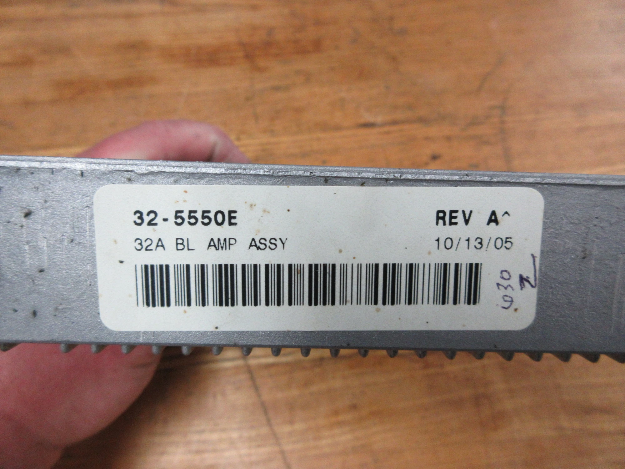 USED 2005 USED HAAS PARTS AND TOOLING BRUSHLESS SERVO AMPLIFIER #32-5550E REV. G