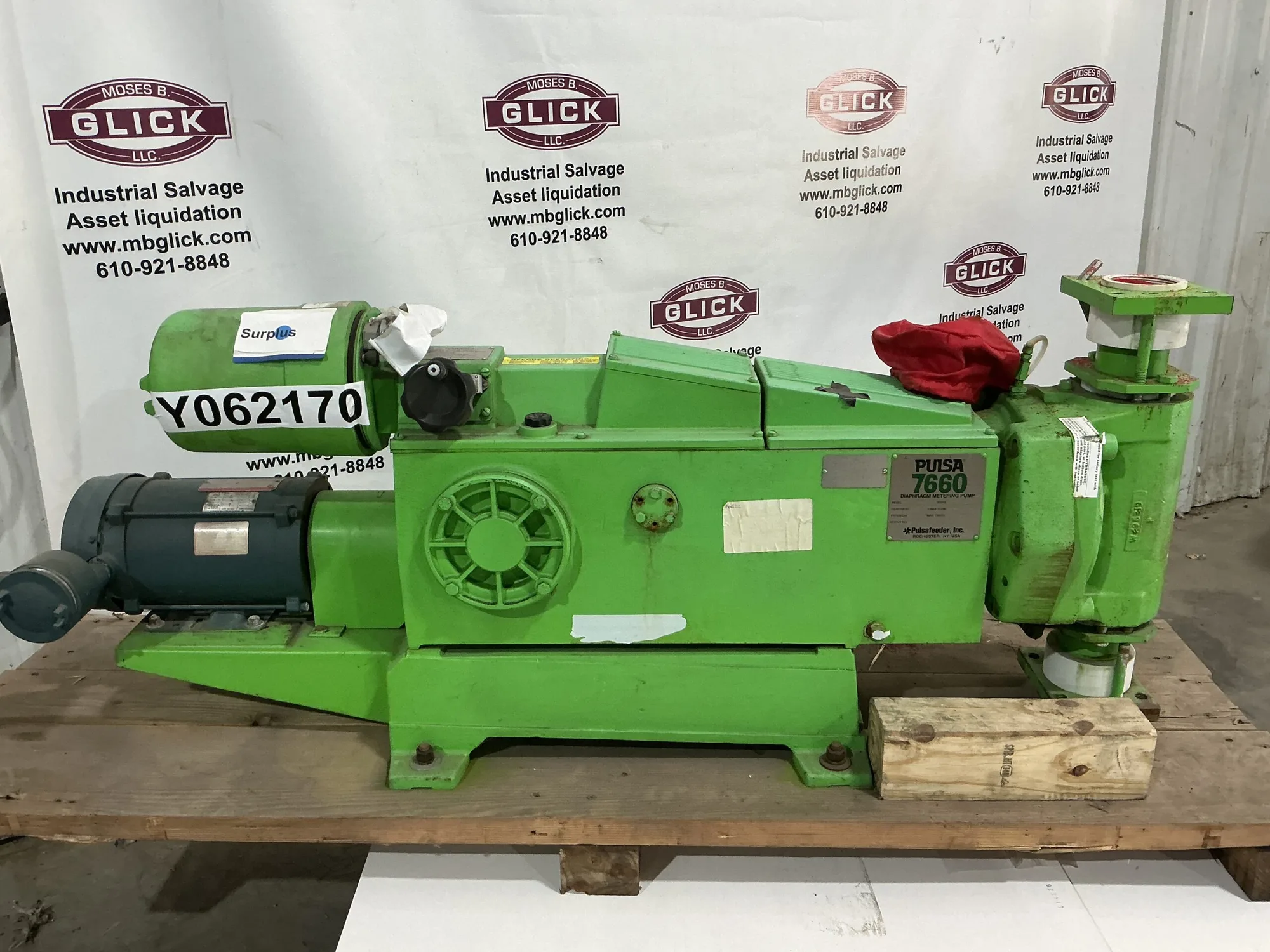 PULSA 7660 Diaphragm Metering Pump 7660H-S-AE with PULSAmatic AE 60 AD-XX
