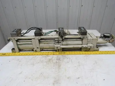 Miller Fluid A50T Booster Power Tandem Unit 150 PSI 5" Bore 6" Stroke