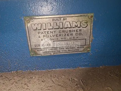 Used WILLIAMS 75HP HAMMERMILL Pulverizers & Hammermills Wisconsin US | US Recycling Equipment #475127