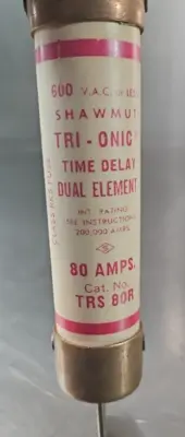 Ferraz Shawmut TRS80R Tri-onic Dual Element Time Delay 80A loc4D35